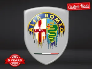 Alfa Romeo Pegatinas Logo Auto Resistentes Alta Calidad Profesional
